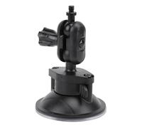 Tbest Camera Asten Tup Mount Support de Pare-Brise de Voiture Universelle en Alliage D'alliage en Aluminium Durable avec Une Tête à Double Balle de 1/4 Pouces pour Le Montage d'action