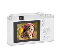 Tbest Caméra CCD HD avec écran Rabattable, Zoom Numérique 16X, Enregistrement Vidéo 4K, Mise au Point Automatique, Portable, Vintage pour la Photographie de Vlogging, Matériau ABS (Black)