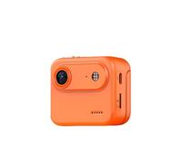 Tbest Caméra d'action de Sport 4K avec Stabilisation d'image, écran Rabattable de 2 Pouces, Objectif Grand Angle 143° pour Le Cyclisme, Le et Les Aventures en Plein Air (Orange)