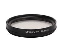 Tbest Caméra de Caméra Junestar Filtre Gol Streak Anamorphique Effet Photographie Accessoires Verre Optique Aluminium Cadre en Alliage pour Les Lumières de Nuit Shoting Level Wides (40.5MM)