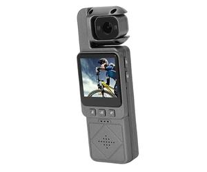 Tbest Caméra de Vélo de Poche Enregistreur Vidéo de Vélo Caméra d'action de Sport HD 1080P avec Fonction Anti-secousse et Lumières de Remplissage pour Le Cyclisme Vlogging Aventures en (64G)