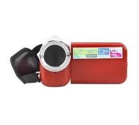 Tbest Caméra Vidéo Numérique Jouet, écran LCD 2 Pouces (Rouge) | Conception légère, utilisation facile, prend en charge la photo/vidéo, résiste aux chutes, idéal pour les activités de