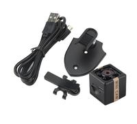 Tbest Cameras de Surveillance Caméra de sécurité Compacte Extérieure HD 1080p Détection de Mouvement Beau Angle Lentes -Angles Nuit Infrarouge en Verre pour la Surveillance de
