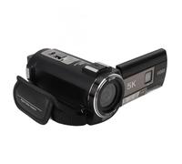 Tbest Caméscope Vidéo 5K, Appareil Photo Numérique HD WiFi, écran Tactile 3,0 Pouces, Caméra Vlogging 56 MP, Zoom Numérique 18X, Vision Nocturne IR, Anti-secousse avec Lumière de