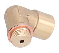 Tbest Capteur à Oxygène incliné à 90 Degrés Extender M18x1.5 Adaptateur D'espaceur D'extension en Laiton Universel pour le Système de Moteur des Véhicules SUV de Camion de Voiture