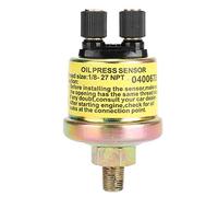Tbest Capteur de Pression D'huile de Remplacement 1/8 NPT, Conception à Double extrémité avec Plastique en Aluminium Haute Résistance pour Jauge de Rechange
