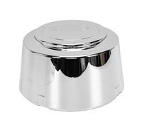 Tbest Capuchon de Moyeu Central de Roue Arrière Capuchon Central de Moyeu de Roue 8 3 18 Pouces Chrome Clip sur ABS Remplacement F5TZ1130J avec Lignes en Relief pour E 350 Econoline E