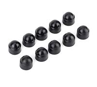 Tbest Capuchon de Protection M8 15 Mm Couvercle D'écrou à Vis Hexagonale en Plastique avec Conception en Nylon Robuste pour la Protection contre les Intempéries et la Prévention des
