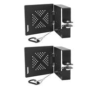 Tbest Capuchon d'extrémité de Pare-Chocs de Camping-Car en Alliage D'aluminium, Couvercle de Garniture de Tuyau D'égout carré Résistant à la Pluie pour Remorque de Voyage de 4