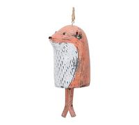 Tbest Carillons éoliens Rustiques en Forme d'animaux, Décoration de Jardin, Cloche à Vent Suspendue d'extérieur pour Cour, Arbre, Patio, Son Design Hérisson (B Marmotte)