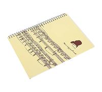 Tbest Carnet de Musique Stave, Cahier de Partition pour Composition | 50 pages, papier de qualité, designs de couverture uniques, adaptés aux auteurs-compositeurs, rédaction de notes de musique.