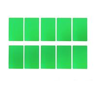 Tbest Carte de Visite Busin N en Aluminium, 50 Pièces, Gravure, étanche et Résistante à l'usure, pour Cany Black, Autres Jours à la Maison (Green)