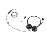 Tbest Casque Filaire Professionnel avec Microphone à Réduction de Bruit | Ajustement confortable, qualité de voix claire, matériau ABS durable, conception réglable, compatible avec une utilisation