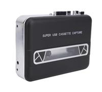 Tbest Cassette Tape Player avec Conversion USB | Convertissez des cassettes en MP3, haut-parleur intégré, compatibilité 3,5 mm