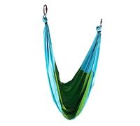 Tbest Chaise Swing Hamac de Yoga en Nylon Premium, Fabrication Exquise, Conception Polyvalente, Hauteur Réglable, Support de l'exercice Confortable, Yoga Sling élingue Hamac en Aérien, avec