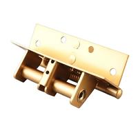 Tbest Charnière à Ressort de Porte à Fermeture Automatique, Fermeture Automatique à 90 Degrés en Acier Inoxydable pour Portes d'armoires, Portes en Bois de Meubles, Installation Facile
