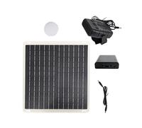Tbest Chauffage Solaire pour Voiture, Conception Portable à Chauffage | Conversion efficace de l\'énergie solaire, Comprend un kit de batterie, Système de contrôle de température sûr, Idéal pour
