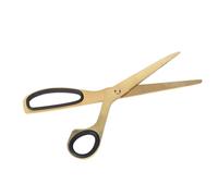 Tbest Ciseaux Dorés avec Forme Asymétrique Unique | Acier inoxydable, placage or, design léger, décoration élégante, idéal pour la maison ou le bureau