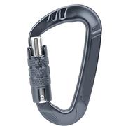 Tbest Clamp/Holder en D en Aluminium Aérospatial 7075, 12KN, Boucle en D à Verrouillage Automatique pour Hamac, Balançoire, équipement de Camping, Accessoires (Grey)