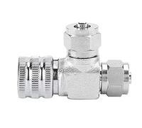 Tbest Clapet Anti-Retour pour Système CO2, Acier Inoxydable (Double-Head | Durable, résistant à l\'abrasion, installation facile, conception ergonomique, adapté à une utilisation en aquarium