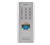 Tbest Clavier de Contrôle d'accès par Empreinte Digitale avec capacité de 1000 Utilisateurs, Clavier Métallique IP66, Sortie Wiegand pour Système d'entrée de Porte, Lecteur de Code PIN et