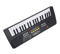 Tbest Clavier de Piano électronique pour Enfants à 37 Touches avec 8 Sons d'instruments, Microphone, Enregistrement et Port USB - Jouet d'apprentissage Musical Multifonctionnel pour Enfants