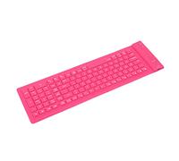 Tbest ClavierClavier PliableClavier en SiliconeClavier étancheClavier 108 TouchesClavier Silencieux, Clavier Pliable en Silicone 108 Touches étanche Conception Complète TY
