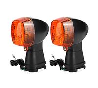 Tbest Clignotant Avant Moto LED Pour Zxr 250R 400R 750R - Noir et Jaune