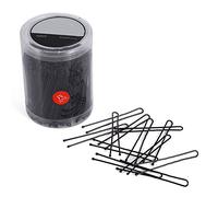 Tbest Clips de Cheveux Clips Ondulés en Forme de U Gardez les Cheveux Fermes 300 Pcs Outils de Style Idéaux pour les Dos et les Rouleaux Noirs/or 6 Types (M)