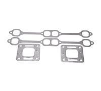 Tbest Collecteur de Joint D'échappement 5735 57 35 5 7 3 5, Collecteur Central en Graphite avec Normes OEM pour Moteurs Mercruiser .0 .7 Mid