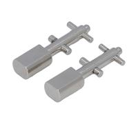 Tbest Commutateur à Bascule pour Revox B77, B710 (2 pièces) | Compatible avec Studer A710, PR99, contrôle précis, construction en acier inoxydable