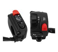 Tbest Commutateur de Contrôleur de Guidon de Haute qualité, étanche et Durable, Klaxon de Clignotant, Feux de Croisement, Feux Antibrouillard pour Motocross, Moto, VTT, Sport, Dirt