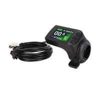 Tbest Compteur D'affichage de Vélo électrique, écran Couleur, Panneau de Commande, Matériau ABS, Scooters électriques, Connecteur SM