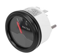 Tbest Compteur de Niveau D'eau pour Bateau 52 Mm, Indicateur de Jauge de Carburant avec Rétroéclairage, Plage de Signal 0-190 Ω Compatible avec les Navires, Camions, Camping-cars et