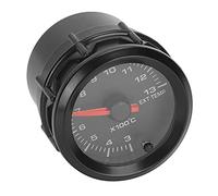 Tbest Compteur de Température de Gaz Premium 2 Pouces 52 Mm Jauge EGT 300 1300 ℃ Moteur Pas à Pas Haute Précision Rétroéclairage 7 Couleurs Facile à Installer Universel pour Voitures