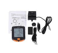 Tbest Compteur de Vitesse de Vélo, Compteur Kilométrique de Vélo avec Grand Rétroéclairage LCD, étanche, Multifonction, pour Vitesse, Distance, Temps, Température, Double Système A/B, (sans Fil 813)
