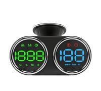 Tbest Compteur de Vitesse GPS Hud avec Alarme de Survitesse et de Fatigue | Luminosité Automatique, Suivi en Temps Réel, compatibilité avec les Véhicules, Compteur Numérique, Prise en Charge Mph