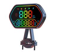 Tbest Compteur de Vitesse Numérique Universel, Indicateur de Vitesse Mph Km/h, Alarme de Survitesse, for Véhicule