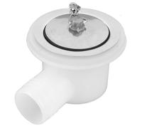 Tbest Connecteur de Vidange D'évier de Camping-Car, Acier Inoxydable ABS Durable, Conception à Angle Droit, Installation Facile, Longueur de Tuyau de 33,27 Pouces, Compatible avec