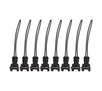 Tbest Connecteur D'injecteur de Carburant Plugs de Câblage Clips 8pcs Splice Style EV1 8 pour les Injecteurs ABS Matériau