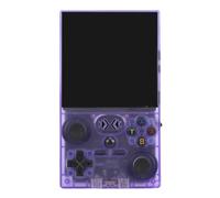 Tbest Console de Jeu Portable Console de Jeu Rétro Rechargeable avec écran HD de 4 Pouces Prise en Charge WiFi pour Système Émulation de Jeu Multi-système Open Source pour Les (Purple)