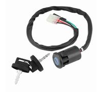 Tbest Contacteur outon de Démarrage Mécanique et Interrupteur Principal à Insertion pour la Commande du Circuit, avec Câble de 55 Cm pour Quad TRX400EX 1999-2004