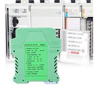 Tbest Convertisseur 0 10 V à 4 20 Ma, Signal 4 20 Ma, Isolateurs de Roulement DC 24 V DC, Transmetteur d'isolateur de Signal de Courant 4 20 Ma PLC, Conditionneur de Signal de