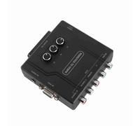 Tbest Convertisseur de Composants Rgbs Vga Scart vers Ypbpr pour Consoles de Jeux Rétro - N64 MD - Conversion 480I en 1080P avec Couleur