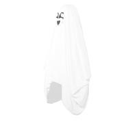 Tbest Costume de Fantôme avec Design de Visage | Matière en nylon léger, Confortable pour les fêtes, Idéal pour se déguiser, Adapté aux festivals