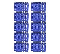 Tbest Coupage de Soupape de Tige de Pneu Skull Modèle Universal Fit Couvoirs de Roue en Alliage de Zinc Durable pour Voitures SUVS TRUCKS MOTO (BLUE)