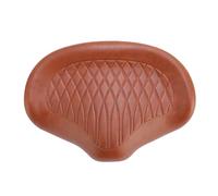 Tbest Coussin de Siège de Vélo, Universal Soft Anti Slip PU PU Sponge Proof Wide Saddle for Electric Bike (Brown)