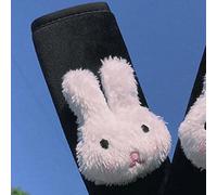 Tbest Couvercle de Ceinture de Selle de Selle de sécurité Coussin de Ceinture de sécurité de Voiture Coussin de Ceinture de sécurité avec des Formes Animales Mignonnes pour le Confort de (lapin)
