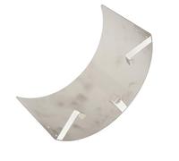 Tbest Couvercle de Filtre de Cône D'admission D'air Froid de Voiture de Course, Chaleur en Acier Inoxydable pour 2.5 4 Pouces