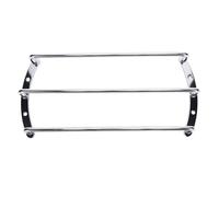 Tbest Couvercle de Grille en Métal pour Haut-Parleur à 3 Barres, Couvercle de Grille de Caisson de Basses, Protection de de Haut-Parleur, Protection de de Barre de (10 Pouces)